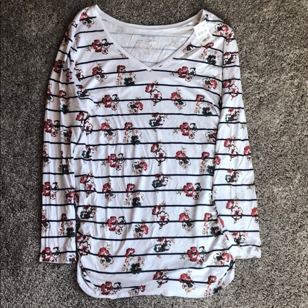 NWT Motherhood Maternity Long Shirt